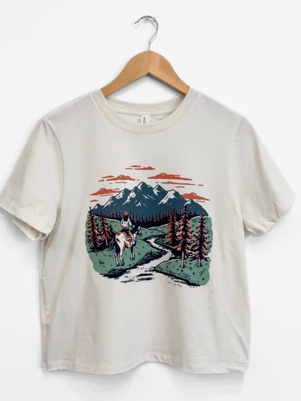 Yellowstone Graphic mountain western T shirt